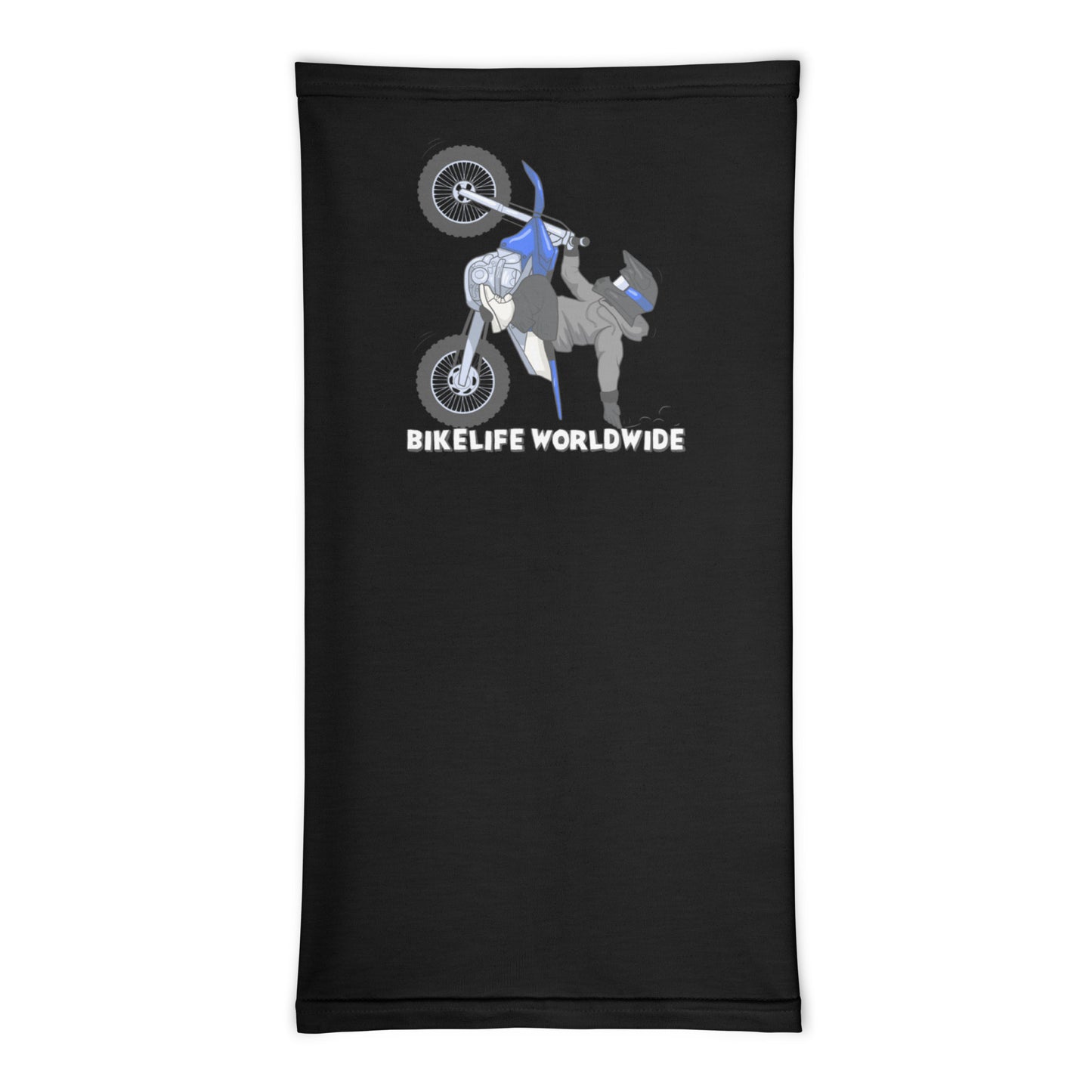 Black Bikelife Worldwide Neck Gaiter