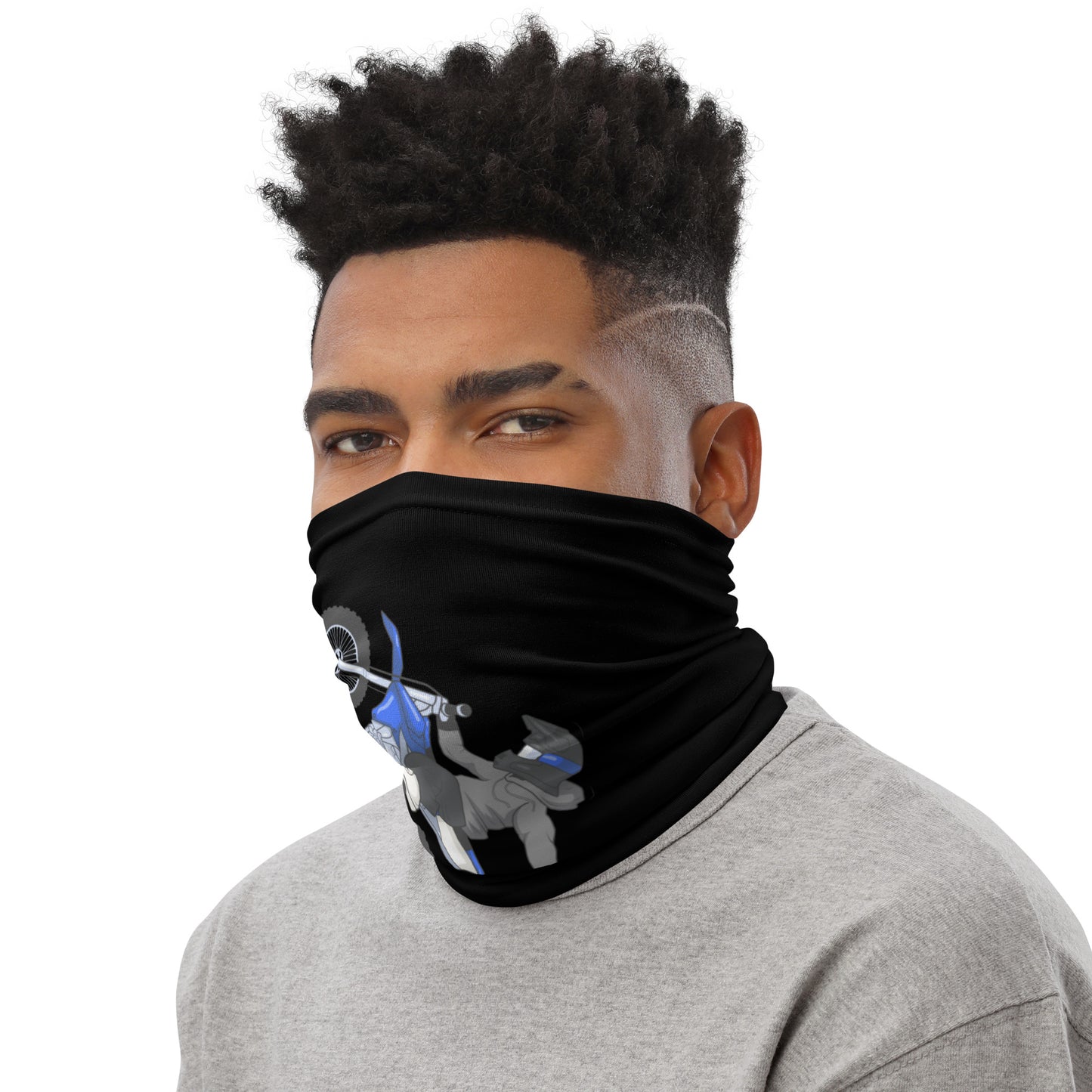 Black Bikelife Worldwide Neck Gaiter