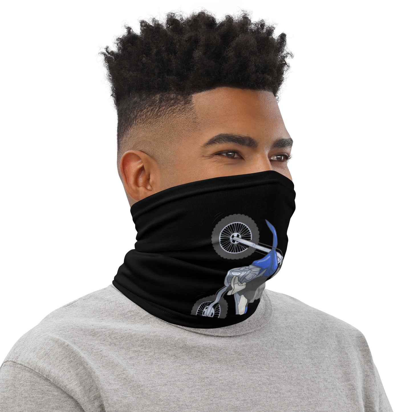 Black Bikelife Worldwide Neck Gaiter